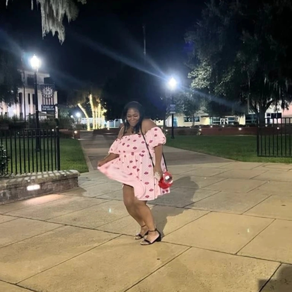 Betsey Johnson Pink Kiss Mini Dress